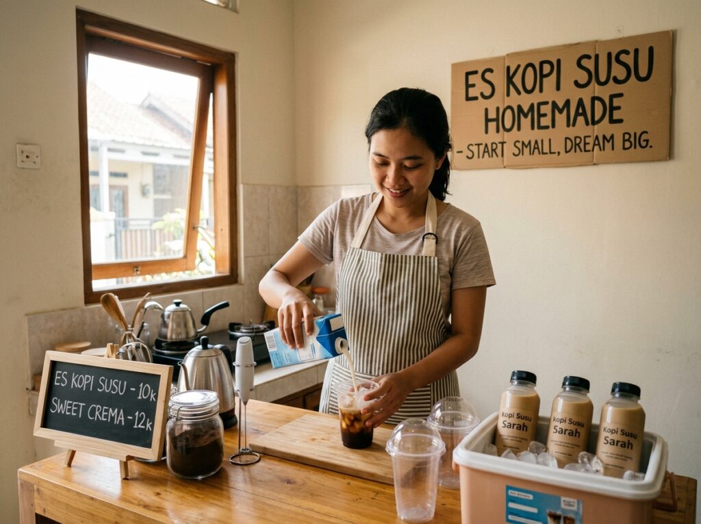 mulai bisnis kopi susu
